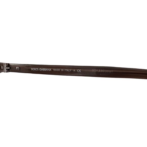 Dolce and Gabanna Gray Rectangle Eyeglasses - Picture 6 of 8